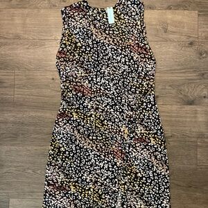 Anthropologie Grey State Chiara Midi Dress Plus Size 1X New